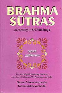 Brahma Sutras - According To Sri Ramanuja (Book Jackets May Vary)