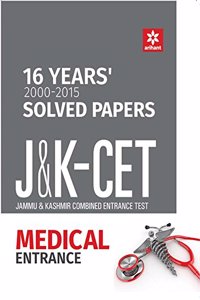 16 Years' Solved Papers J&K CET Medical Entrance