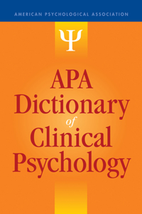 APA Dictionary of Clinical Psychology