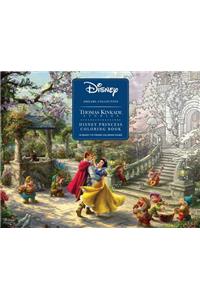 Disney Dreams Collection Thomas Kinkade Studios Disney Princess Coloring Poster