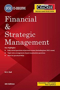Taxmann's CRACKER for Financial & Strategic Management - Covering Topic-wise Past Exam Questions with Hints for Practical MCQs, Chapter-wise Marks Distribution, etc. CS Executive | New Syllabus