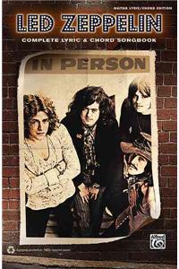 Led Zeppelin: Complete Lyric & Chord Songbook