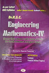 Engineering Mathematics-IV (Sudha's Student Friendly Textbook Series)