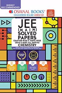 Oswaal JEE Main Solved Papers Chapterwise & Topicwise (2019 & 2020 All shifts 32 Papers) Chemistry Book (For 2021 Exam)
