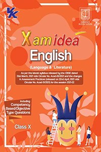 Xamidea English Language and Literature CBSE Class 10 Book (For 2022 Exam)