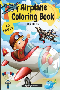 Airplane Coloring Book for Kids