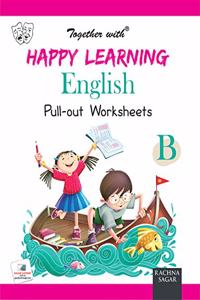 Happy Learning Pullout Worksheets English B for LKG