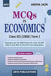 MCQs in Economics Term I, Class-XII (for Exams to be held in Nov.-Dec., 2021)
