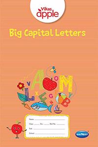 Navneet Apple Big Capital Letters JR.K.G. |English| Pre School Book |