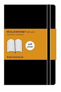 Moleskine Soft Cover Pocket Ruled Notebook Black