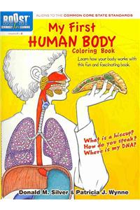 My First Human Body Coloring Book