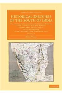 Historical Sketches of the South of India - Volume 1