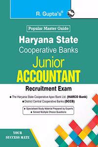 Haryana State Cooperative Banks: JUNIOR ACCOUNTANT Recruitment Exam Guide
