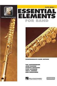 Essential Elements for Band - Flute Book 1 with Eei Book/Online Media