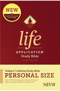 NIV Life Application Study Bible, Third Edition, Personal Size (Hardcover)