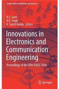 Innovations in Electronics and Communication Engineering