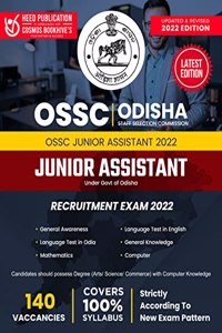 OSSC (Odisha Staff Selection Commission) - Junior Assistant Recruitment Exam 2022