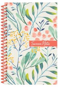 Sermon Notes Journal [Floral]