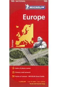 Europe - Michelin National Map 705