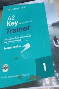 A2 Key for Schools Trainer 1 for the Revised Exam from 2020 with Audio DVD South Asia Edition