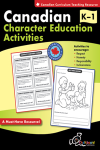 Canadian Character Education Activities Grades K-1