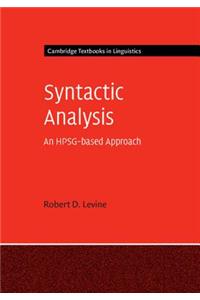 Syntactic Analysis