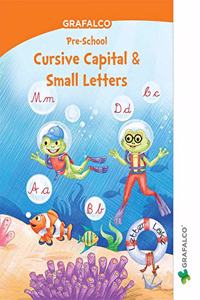 Navneet Grafalco Cursive Small & Capital Letter Sr. Kg. | English | Pre School Book |