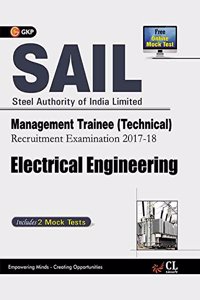 SAIL Electrical Engineering Management Trainee (Technical) 2017-18