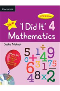 I Did It Mathematics Students Book with CD ROM, Level 4, CCE Edition