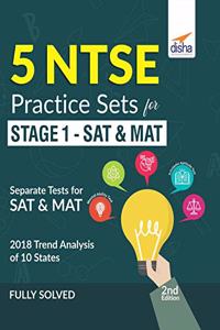 5 NTSE Practice Sets for Stage 1 - SAT & MAT 2nd Edition