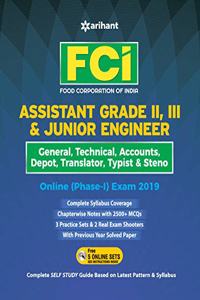 FCI Assistant Grade 2 , 3 And Junior Engineer Online Phase -1 Exam 2019