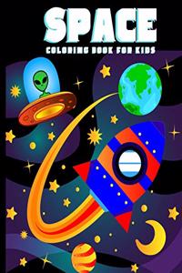 Space Coloring Book for Kids