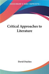 Critical Approaches to Literature