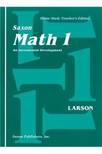 Saxon Math 1 Home Study Teachers Manual First Edition