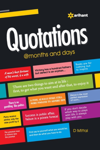 Quotations @months and days