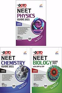 Crack Go To Objective Neet 2021 Physics, Chemistry & Biology (Set of 3 Books) 8th Edition