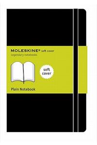 Moleskine Soft Cover Pocket Plain Notebook Black