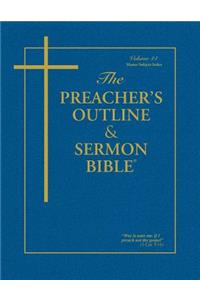 Preacher's Outline & Sermon Bible: Master Subject Index