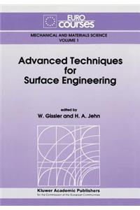 Advanced Techniques for Surface Engineering