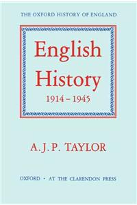English History 1914-1945