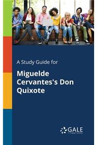 Study Guide for Miguelde Cervantes's Don Quixote