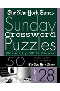 New York Times Sunday Crossword Puzzles Vol. 28: 50 Sunday Puzzles from the Pages of the New York Times