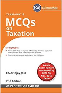 MCQS On Taxation