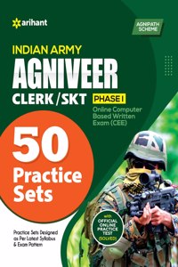 Indian Army Agniveer Clerk / SKT Phase 1 Exam 50 Practice Sets