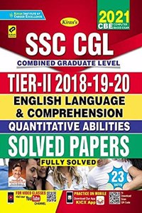 Kiran SSC CGL Tier 2 2018-2019-2020 English Language & Quantitative Abilities Solved Papers(English Medium)(3234)