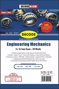 DECODE Engineering Mechanics (IN-SEM EXAM) for SPPU 15 Course (FE - I - Common -101011 )