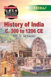 BHIC-132 HISTORY OF INDIA - C 300 TO 1206 CE