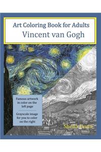 Art Coloring Book for Adults: Vincent van Gogh