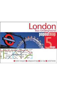 London Bus & Underground Popout Map