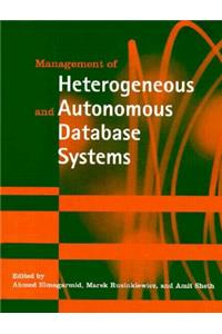Management of Heterogeneous and Autonomous Database Systems